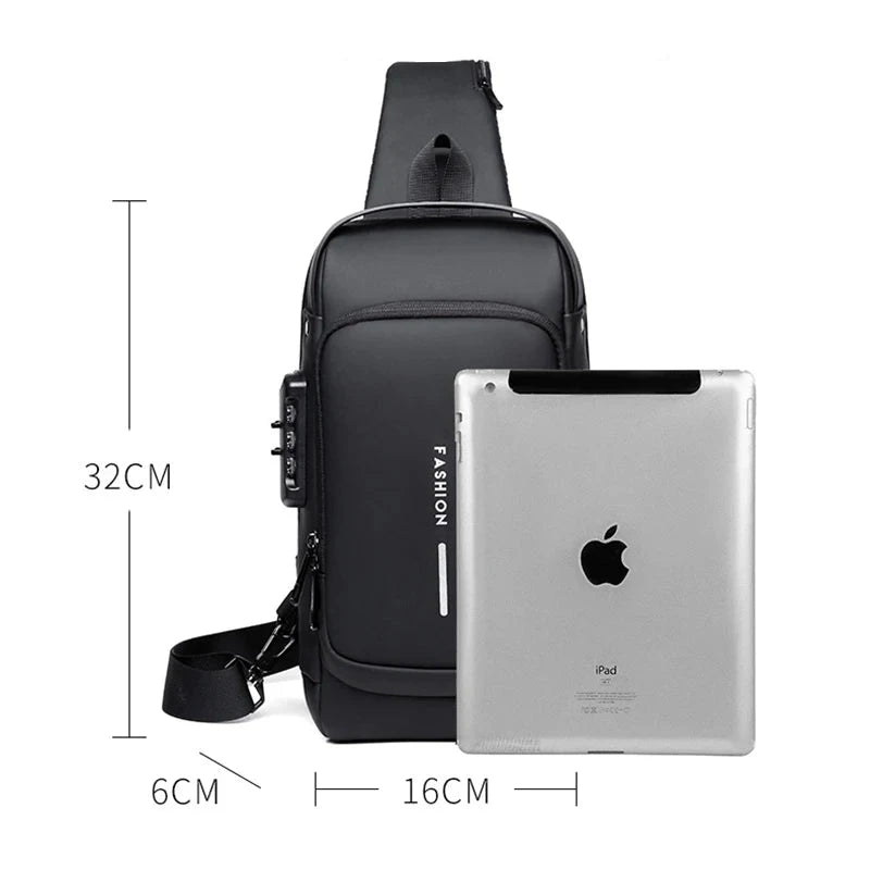 SlimBag™ | Mochila Anti-Furto com Senha USB